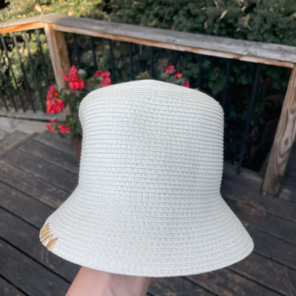 Made in Italy! Straw Bucket Hat - Picture 2 of 5